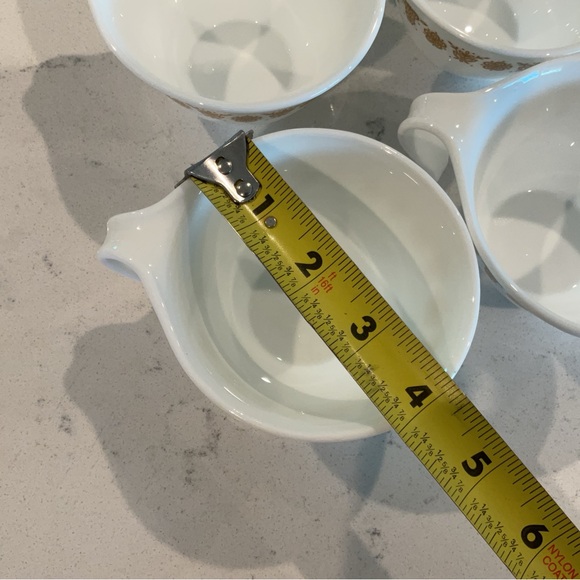 Vintage Corelle Set of 4 Golden Butterfly Hook Handle Coffee/Tea//Mugs - Picture 6 of 8